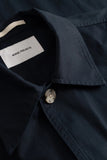 Arresskov Compact Cotton Overshirt - Dark Navy
