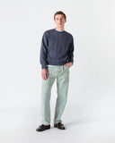 Drop Needle Sweater - Deep Blue