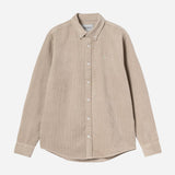 L/S Madison Cord Shirt - Wall