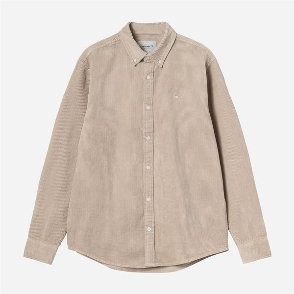 L/S Madison Cord Shirt - Wall