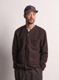 Cardigan Wool Fleece - Brown