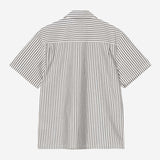 S/S Leavel Shirt - Leavel Stripe/Black/Wax