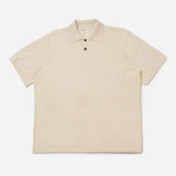 Woolcot Bio S/S Pullover Knit Shirt II - Ecru