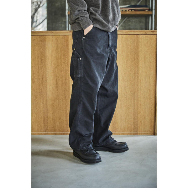 Dad's Fit Oxford Painter Pants - Black