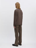 Another T-shirt 3.0, JPN, - Brown Ecru Stripe