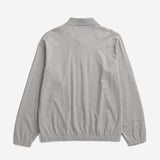 Sylane Relaxed Light Pile Jersey Polo - Grey Melange