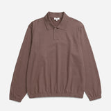 Sylane Relaxed Light Pile Jersey Polo - Peppercorn