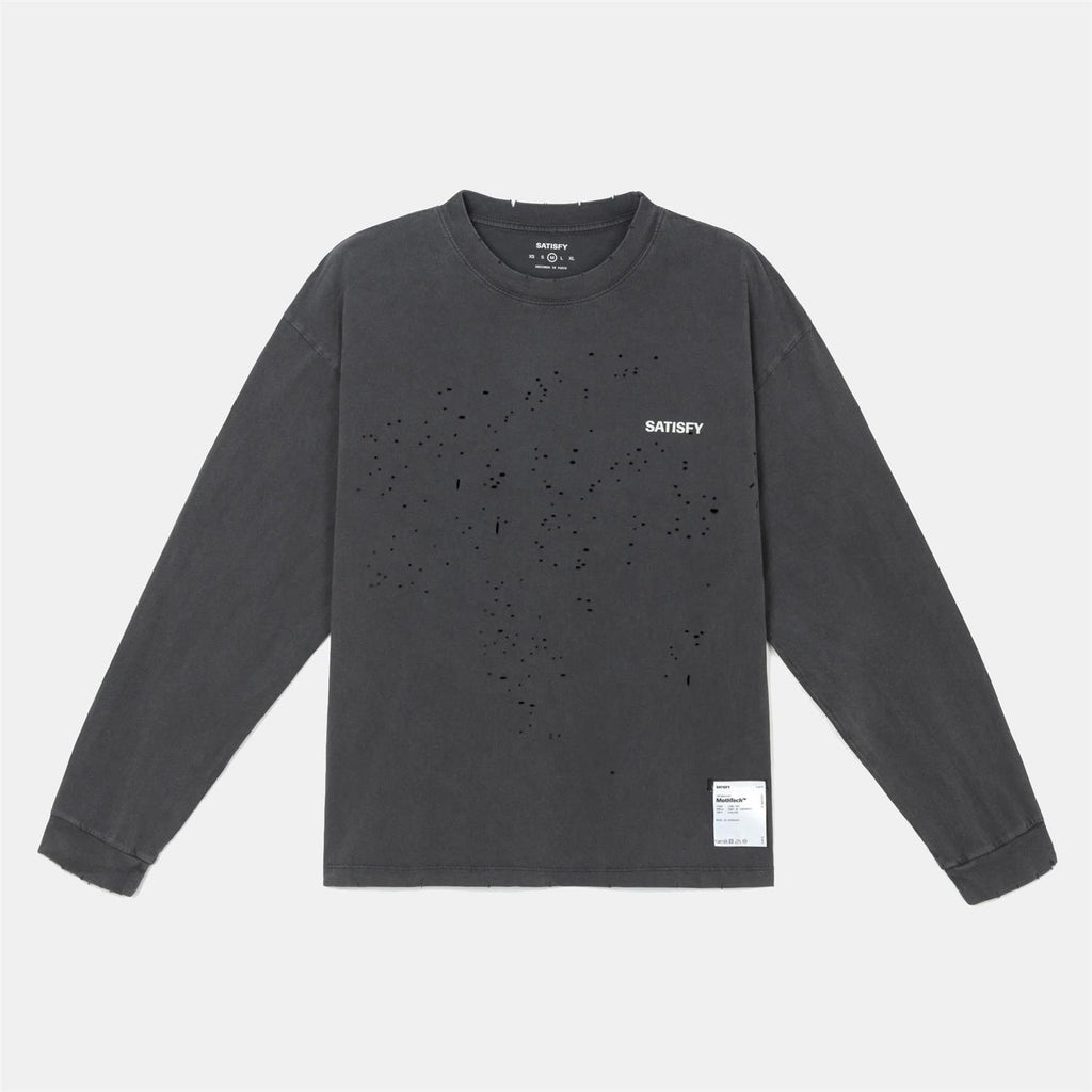 MothTech™ Long Tee - Aged Black