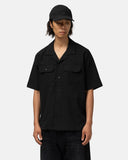 Jasper Shirt  Vintage Linen Poplin - Black