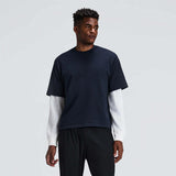 Heavyweight Cotton Box Tee - NY Navy