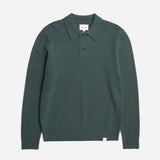 Norse Standard Merino Lambswool Polo - Forrest