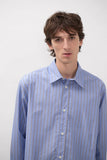 Espevik Fine Oversize Shirt - Bel Air Blue