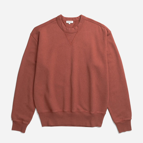 Kulhuse Cotton Linen Loopback Sweatshirt - Cowhide