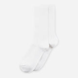 Bykle Cordura Wide Rib Sock - White