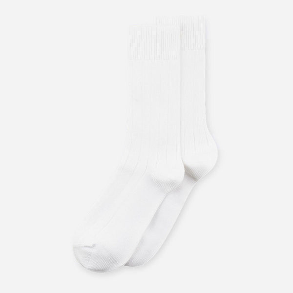 Bykle Cordura Wide Rib Sock - White