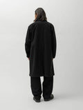 Bureau Overcoat - Loro Piana Storm System® Wool - Charcoal