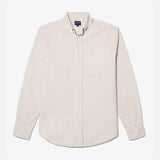 Noah Oxford Shirt - White/Brown
