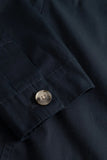 Arresskov Compact Cotton Overshirt - Dark Navy