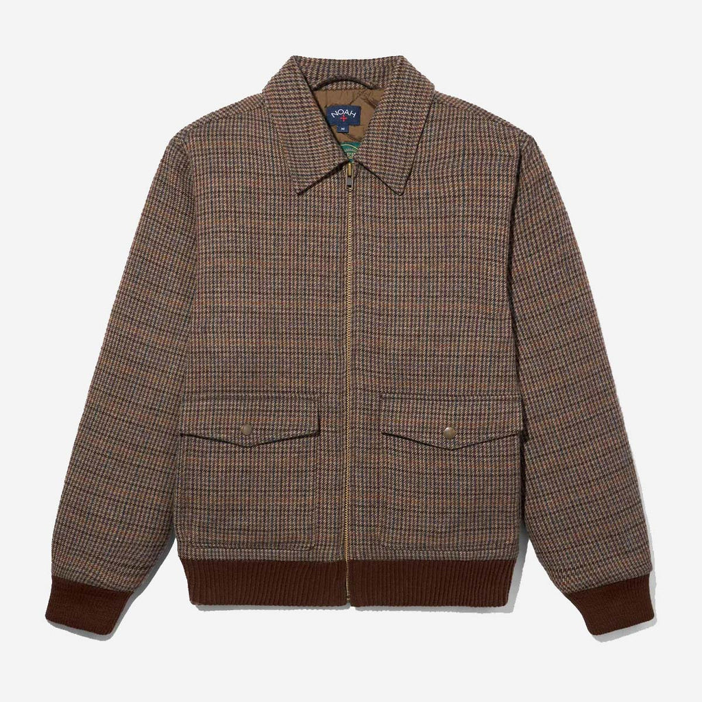 Wool A-2 Jacket - Houndstooth