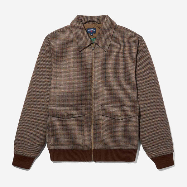 Wool A-2 Jacket - Houndstooth