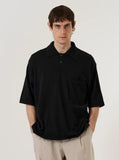 Woolcot Bio S/S Pullover Knit Shirt II - Black