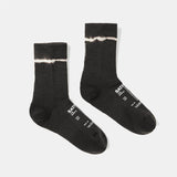 Merino Nylon Tube Socks Tie-Dye - Black