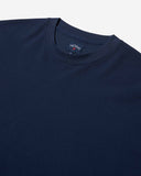 Long Sleeve Pique Top - Navy