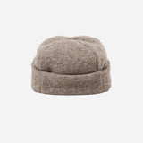 Square Wool Hat - Mushroom