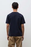 Elmelunde Soft Compact Cotton T-shirt - Dark Navy