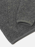 Zip Bomber Wool Fleece - Grey Marl