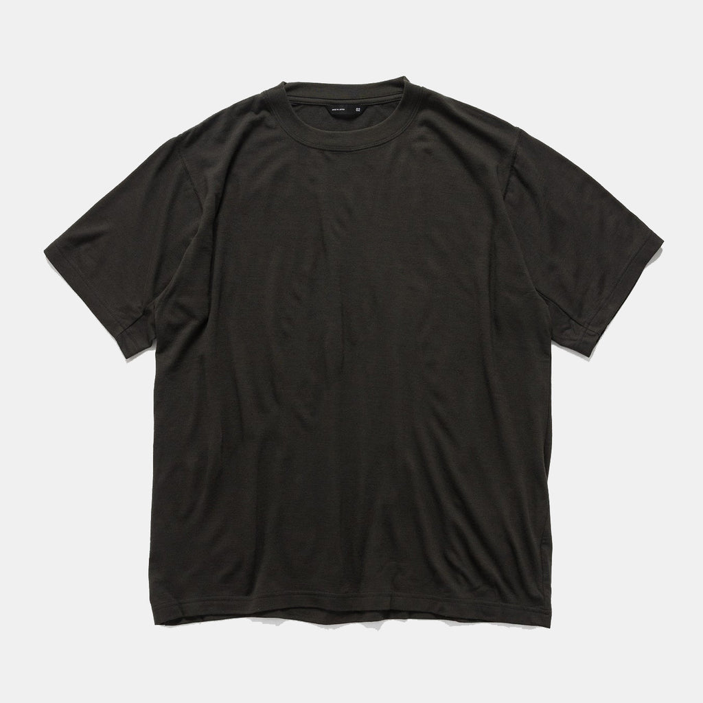 Stratus T-Shirt - Superfine Wool Jersey - Peat