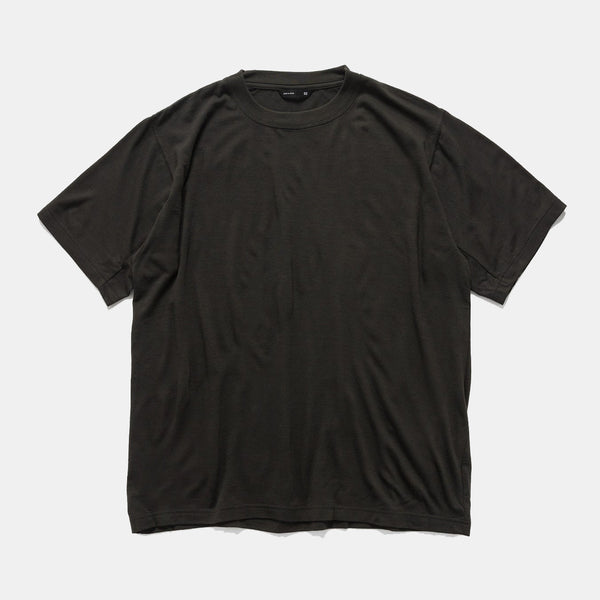 Stratus T-Shirt - Superfine Wool Jersey - Peat