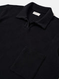 Fantasy Checkerboard Vacation Polo - Black