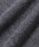 wool fleece pullover - gray