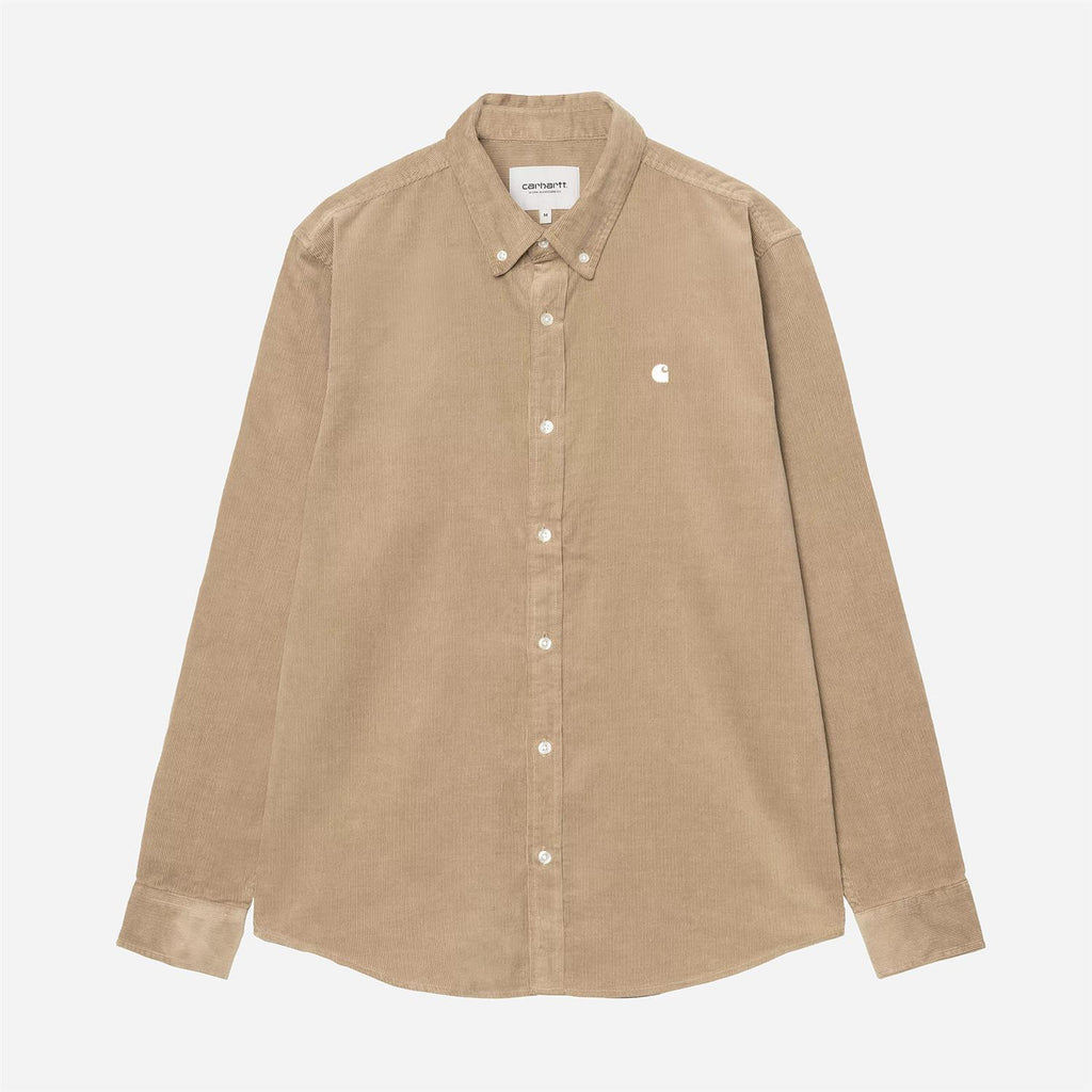 L/S Madison Fine Cord Shirt - Iroko/Wax