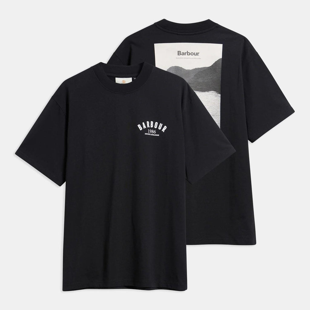 1986 Graphic Oversized T-Shirt - Black