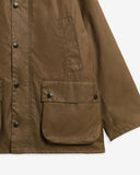 Oversized Bedale Waxed Jacket - Sand