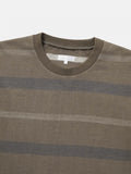 Brushed Striped L/S Tee - Olive