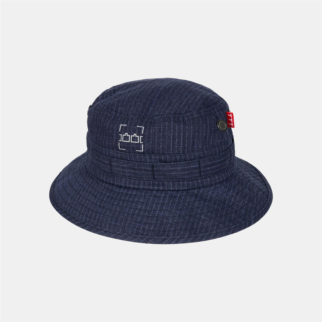 Dash Line Washed Boonie - Blue