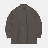 Micro Plaid Wind Shirt - Navy