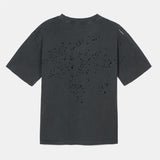 MothTech T-Shirt - Aged Black AirBrush Glitt