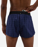 Vento™ 3" Split Short - Houndstooth NY Navy