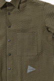 dry soft seersucker SS shirt - beige