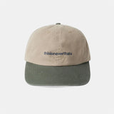 Washed T-Logo Cap - Beige/Moss