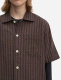Another SS Shirt 2.0, - Brown Stripe