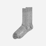 Bjarki Neps Wool Rib - Grey Melange