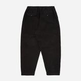 Pleated Track Pant Comfort Moleskin - Black