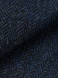 OG Bakers Jacket  Harris Tweed - Blue/Black
