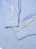 Mc Stripe Square Pocket Shirt - Blue