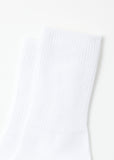 Organic Daily 3-Pack Ribbed Crew - White